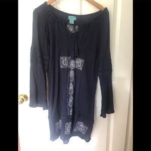 EUC Letarte Navy swim cover up, really chic!